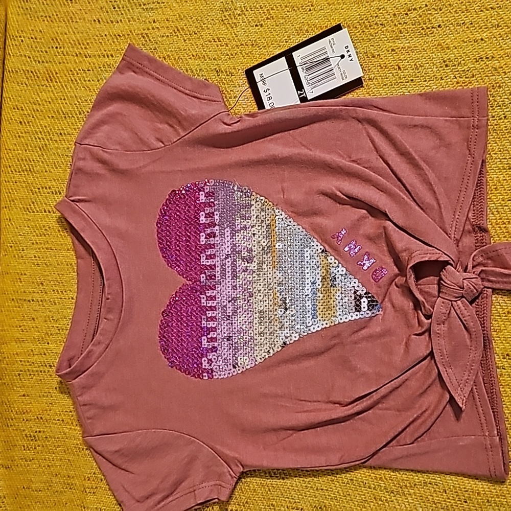 DNKY Heart Rose Girl Tee